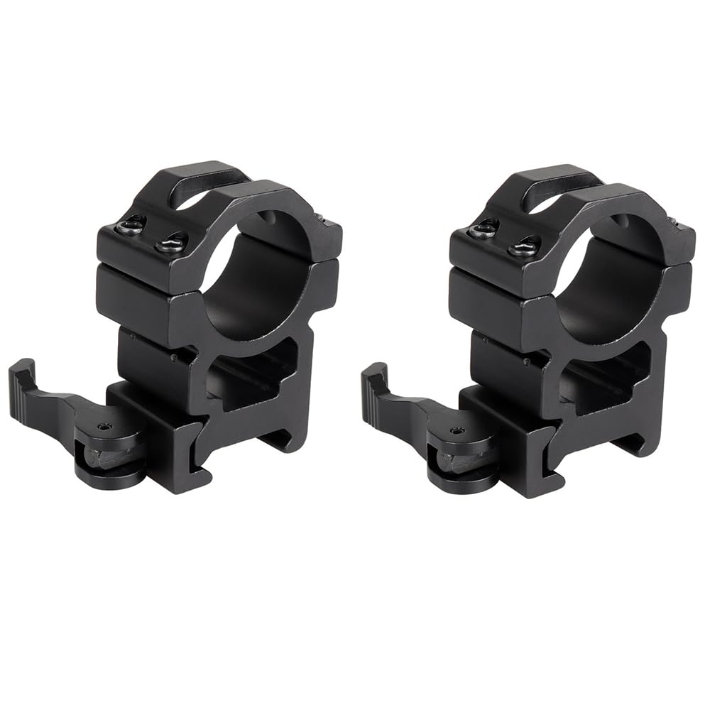 Stopu aluminium Quick Release Detach High Profile Scope Rings Mounts Picatinny 1 cal 25,4 mm Średnica 20 mm Szyna Zestaw 2