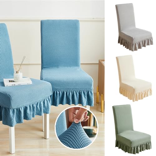 YPBEW Chair Covers for Dining Room Chair Slipcover for Large Size Dining Chair Washable Removable Chair Protect