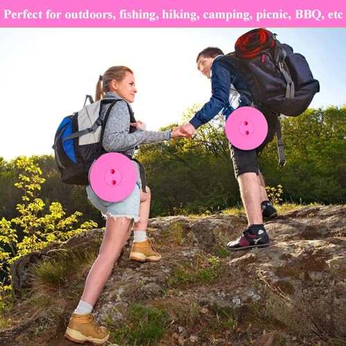 Image of Fishboy Upgraded Collapsible Stool, 400lbs Max Weight, Lightweight But Sturdy, Portable Retractable Folding Telescoping Foldable Camping Stool for Adults Outdoor Fishing Hiking BBQ