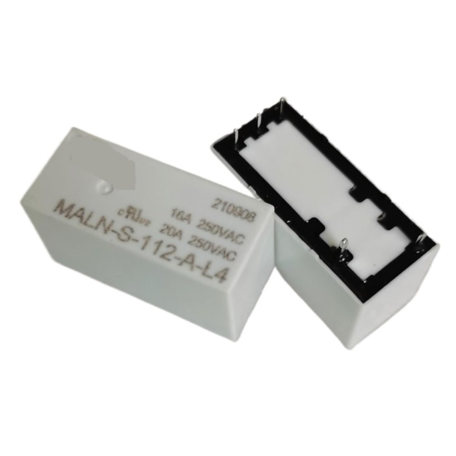 Relé MALN-S-112-A-L4 de 16A 250VAC con terminales de alta conductividad