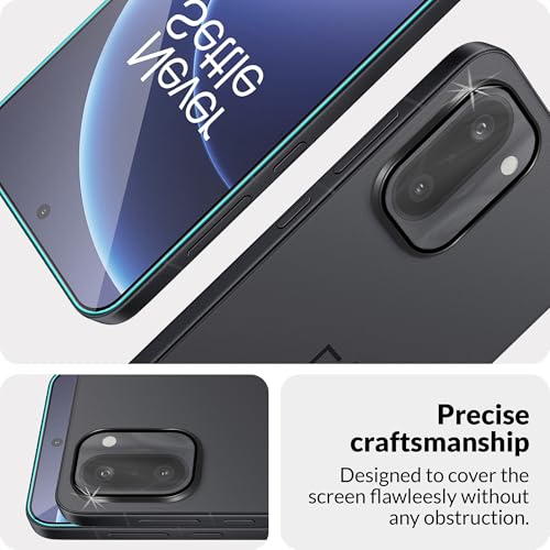 Image of ArmourPro Edge to Edge Tempered Glass for OnePlus 15R with Black Camera Ring Guard, 9H Screen Protector, Anti-Scratch, Anti-Fingerprint, Bubble-Free Installation Kit