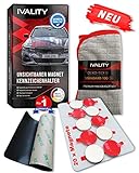 ACHTUNG – Die Stoßstange muss für die Montage der Magnet Kennzeichenhalterung demontiert werden, da die Magnete auf der Innenseite verbaut werden. Anwendung nur bei Stoßstangen mit nicht magnetischen Oberflächen wie Kunststoff & Aluminium.