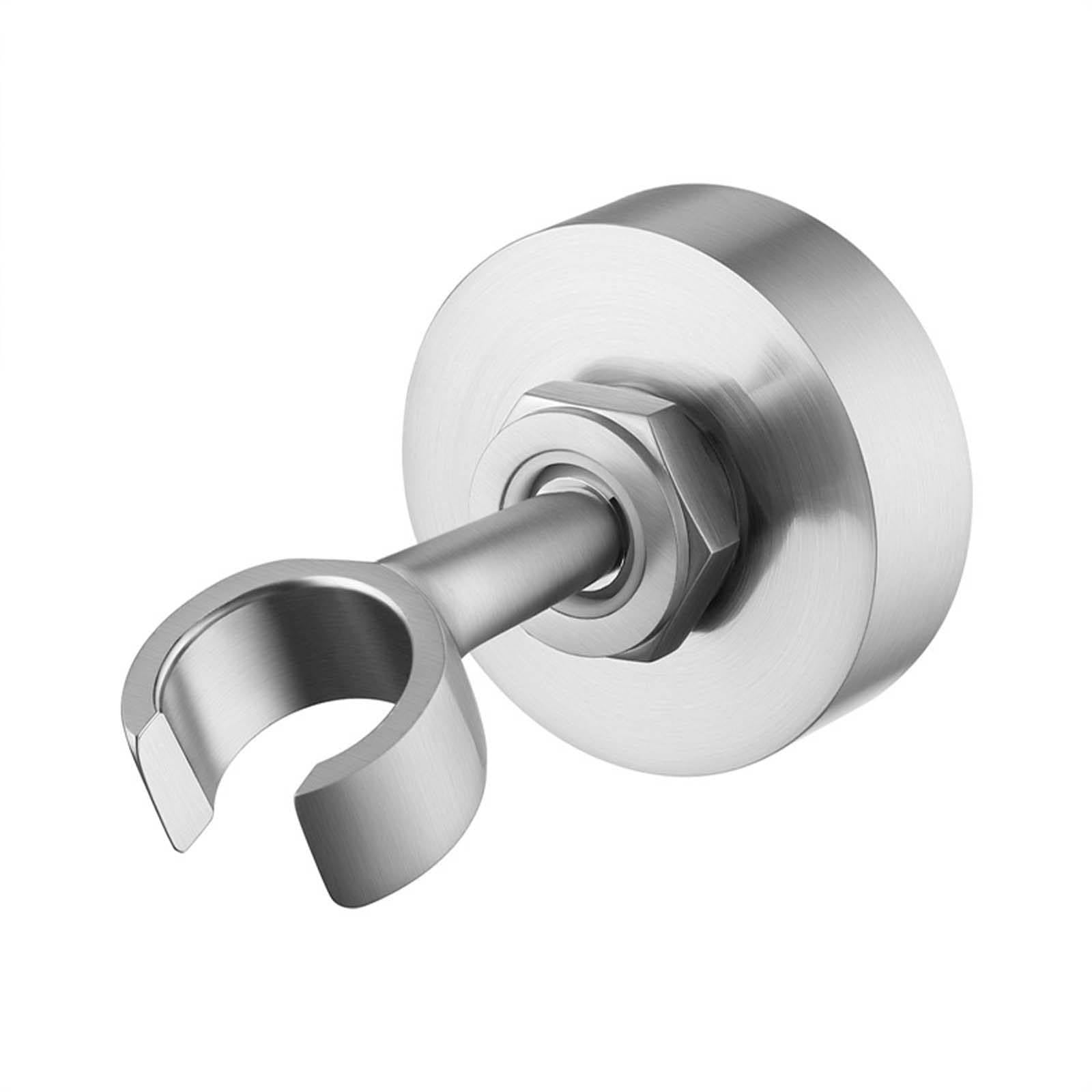 Duschkopfhalterung Runden Bohrinstallation Duschhalterung Universelle Rotation Duschkopf Halterung Messing Handbrause Halterung Einfach Halterung Duschkopf Einfacher Stil