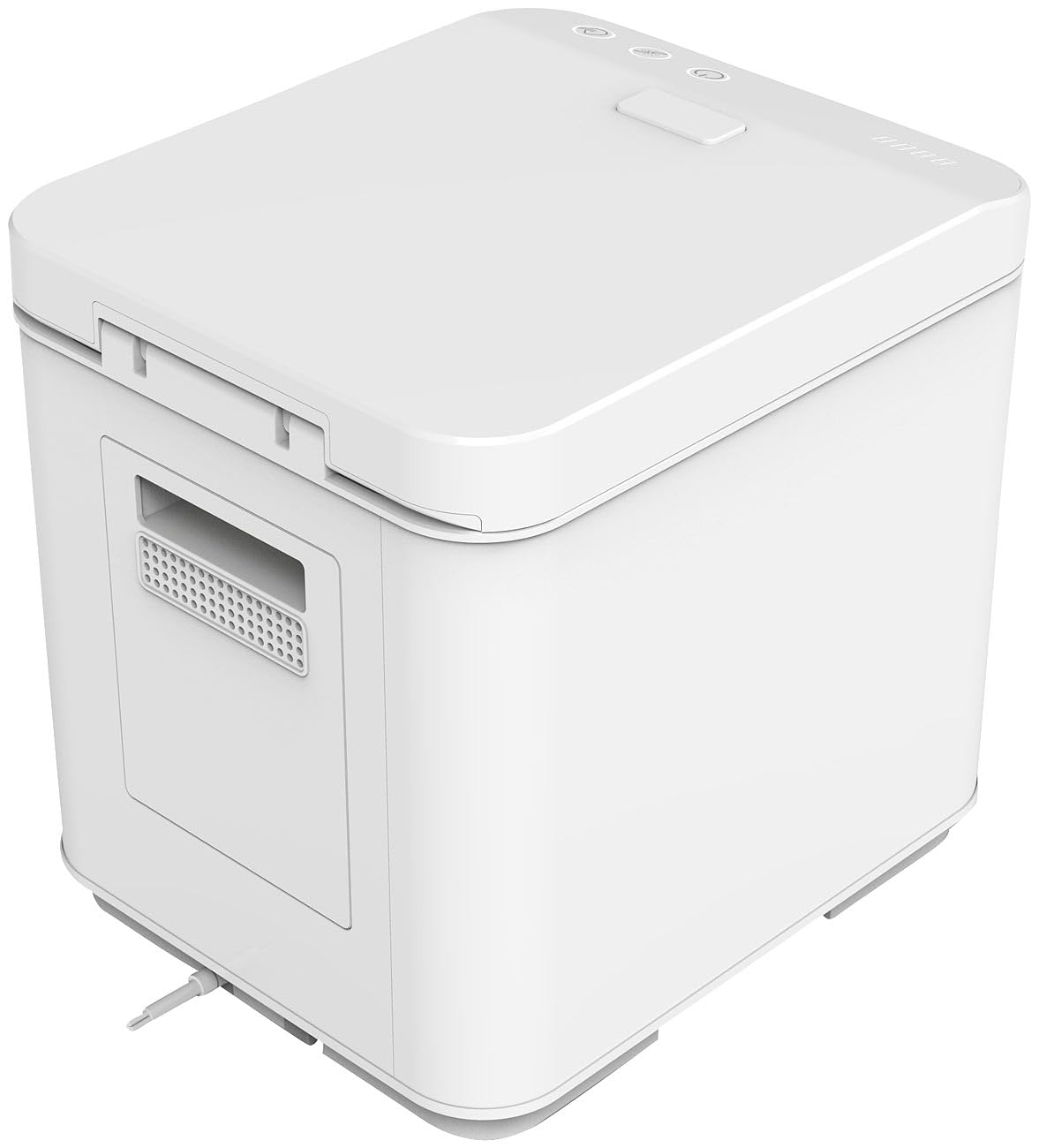 Rosenstein & Söhne Elektrischer Komposter: Elektrischer Kompostierer, 3,7 l, 550 W, Autoclean, Aktivkohlefilter (Küchenkomposter, Thermokomposter, Mülleimer)