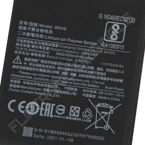 Image of BN48 Battery for Redmi Note 6 pro M1806E7TG / M1806E7TH / M1806E7TI Battery with 1 Year Warranty**** (U30)