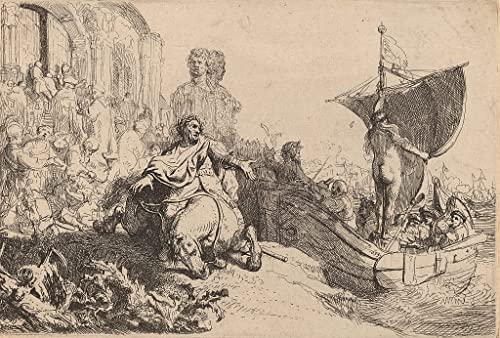 Tableau le vaisseau de la fortune Rembrandt pour une décoration chambre vintage