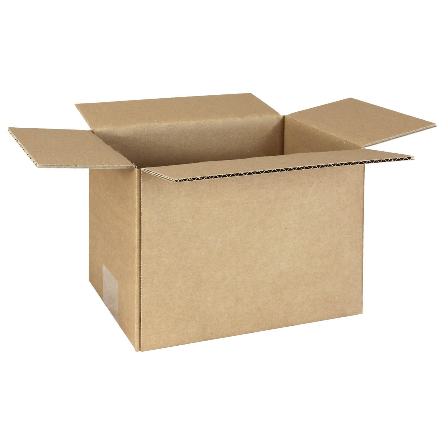 smiley pack 300 Stück Faltkartons 190 x 150 x 140 mm KK20 braun | Versandkarton aus Wellpappe 1 wellig – Verpackungskartons 19 x 15 x 14 cm – Pappkarton Versandbox Paket Päckchen