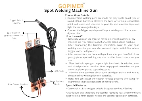 Image of Lithium Battery Spot Welding Gun Suitable for All type of Spot Welding Machine or DIY project based Machine