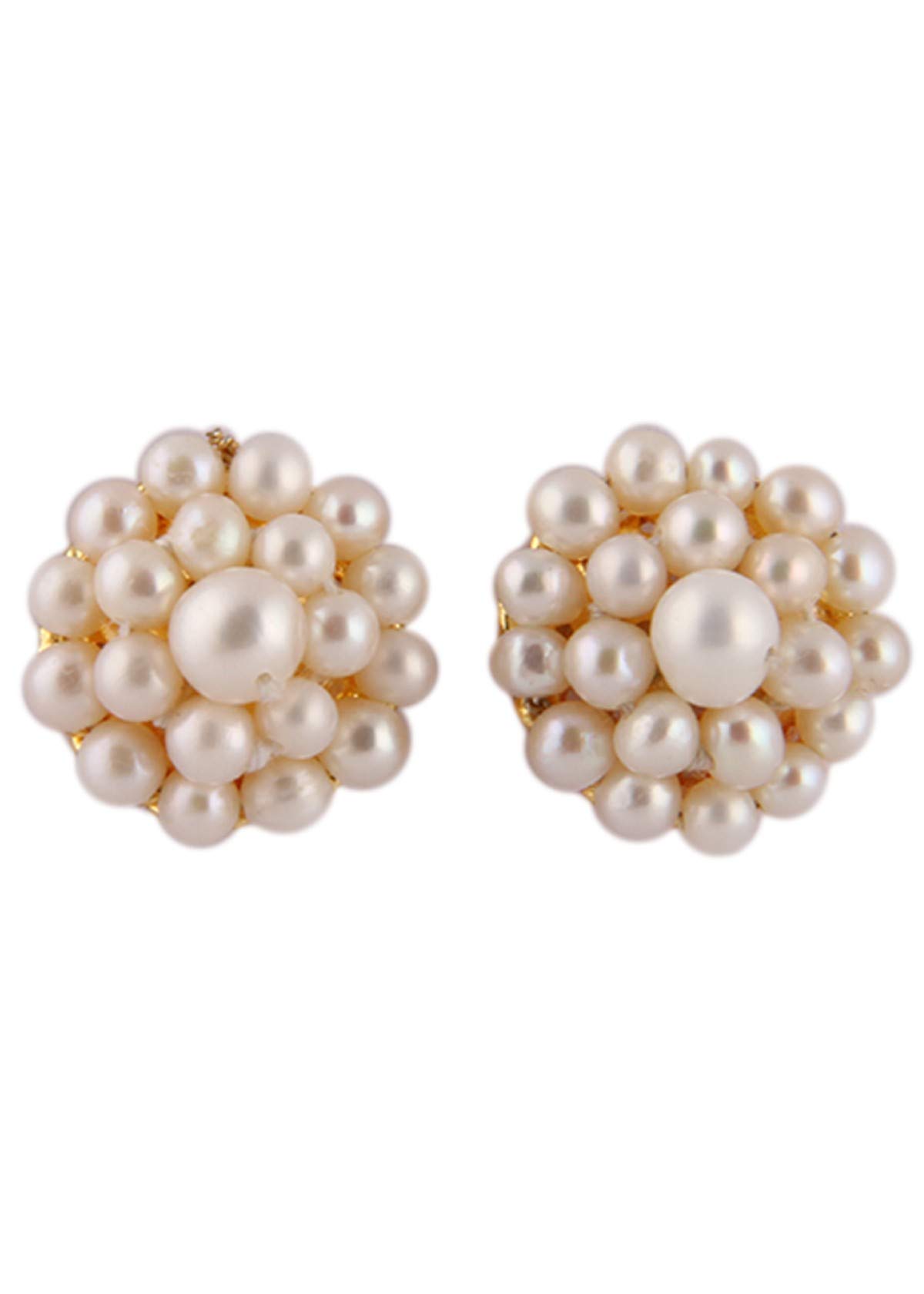 D.D Pearls white fresh water pearl cluster earrings big size stud earrings a nice gift for girls and women with brand certificate (B0828Z83J5) Amazon Price History, Amazon Price Tracker