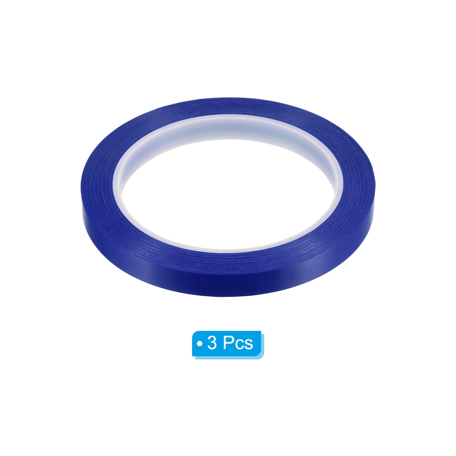 PATIKIL Whiteboard Tape 10mm X 66m, 3 Pack Thin Dry Erase Tape for Graphic Chart Marking DIY Art Blue - Image 3