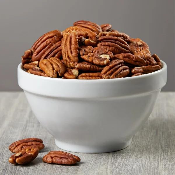 Raw Pecan Halves, 2 Pound Bag