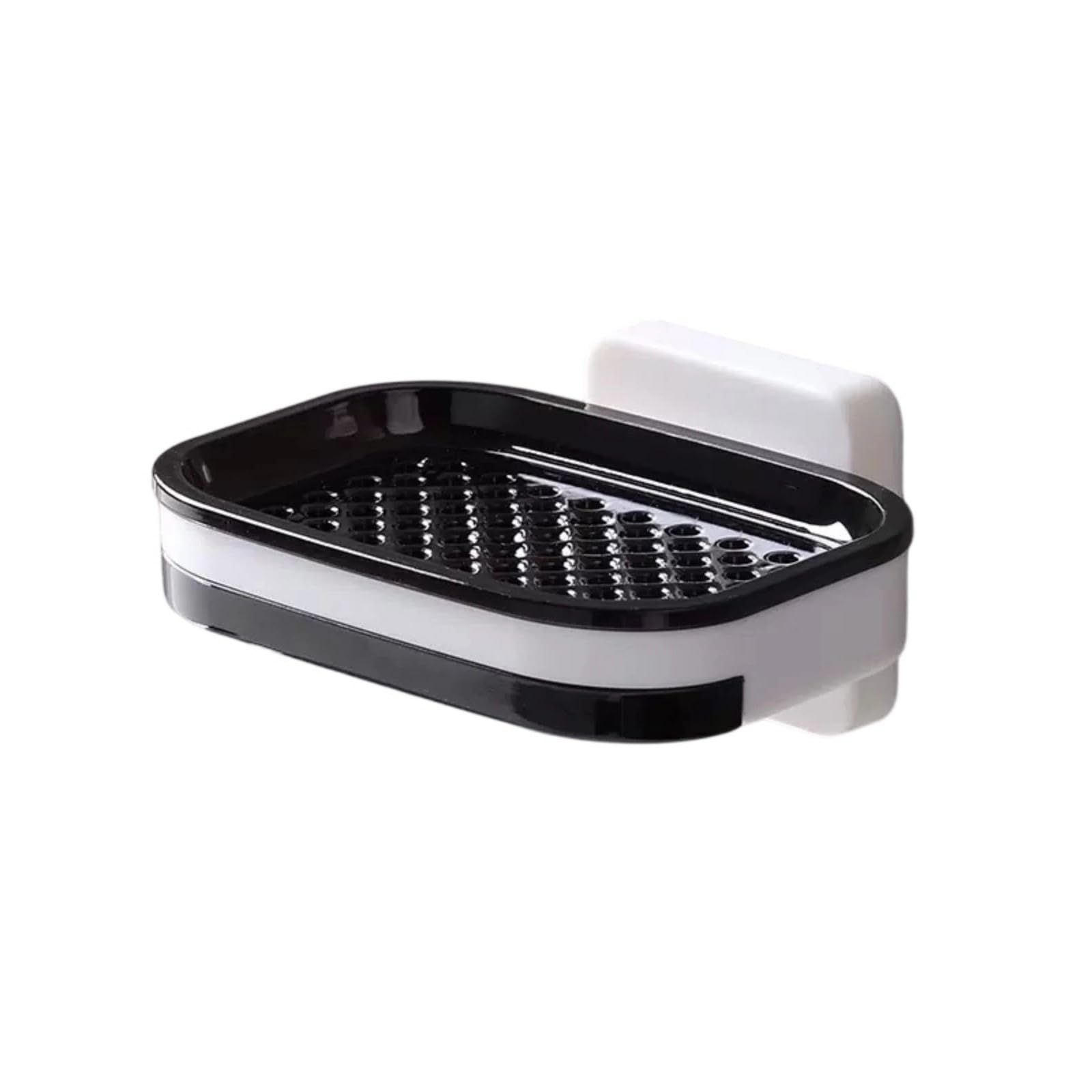 Buxuaaaa Creative Bathroom Soap with Tray Quick Drainage Bathroom Storage Space Saving Soap Holder