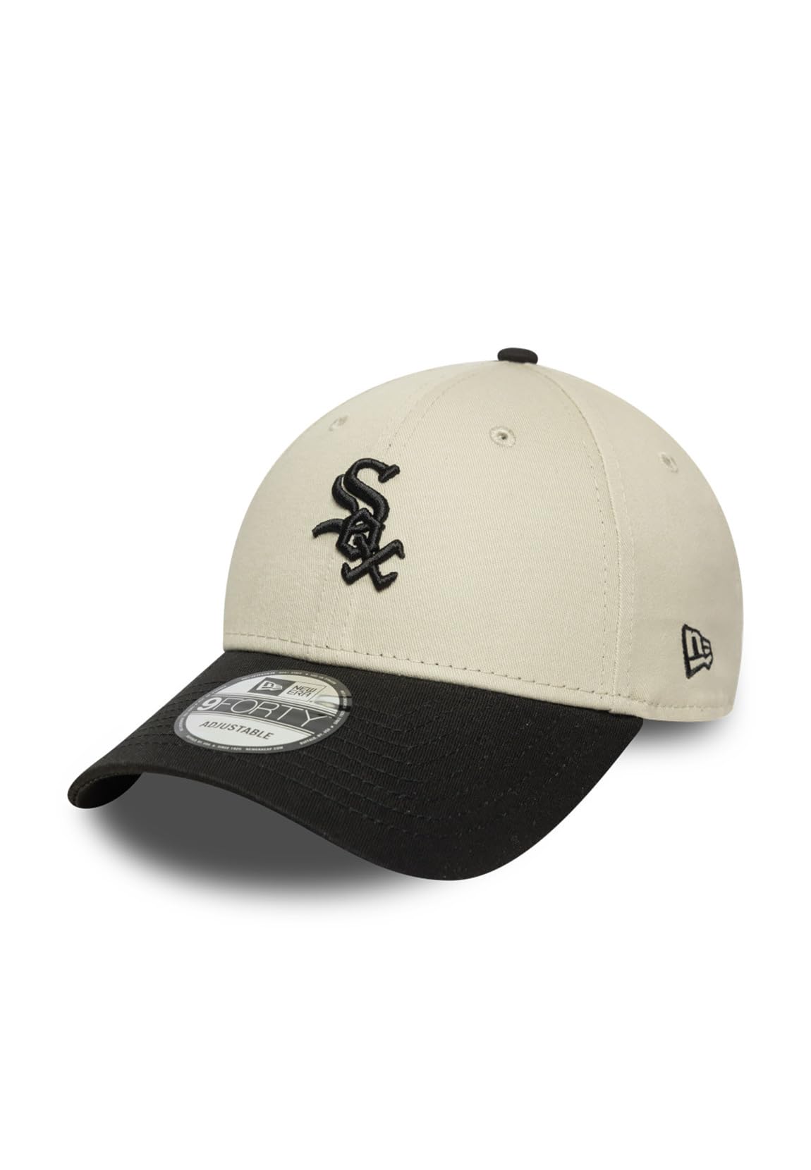 Casquette New Era 9Forty beige Chicago White Sox strapback ajustable en coton - 6