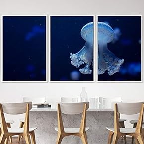 signwin 3 Piece Framed Canvas Wall Art Colorful...