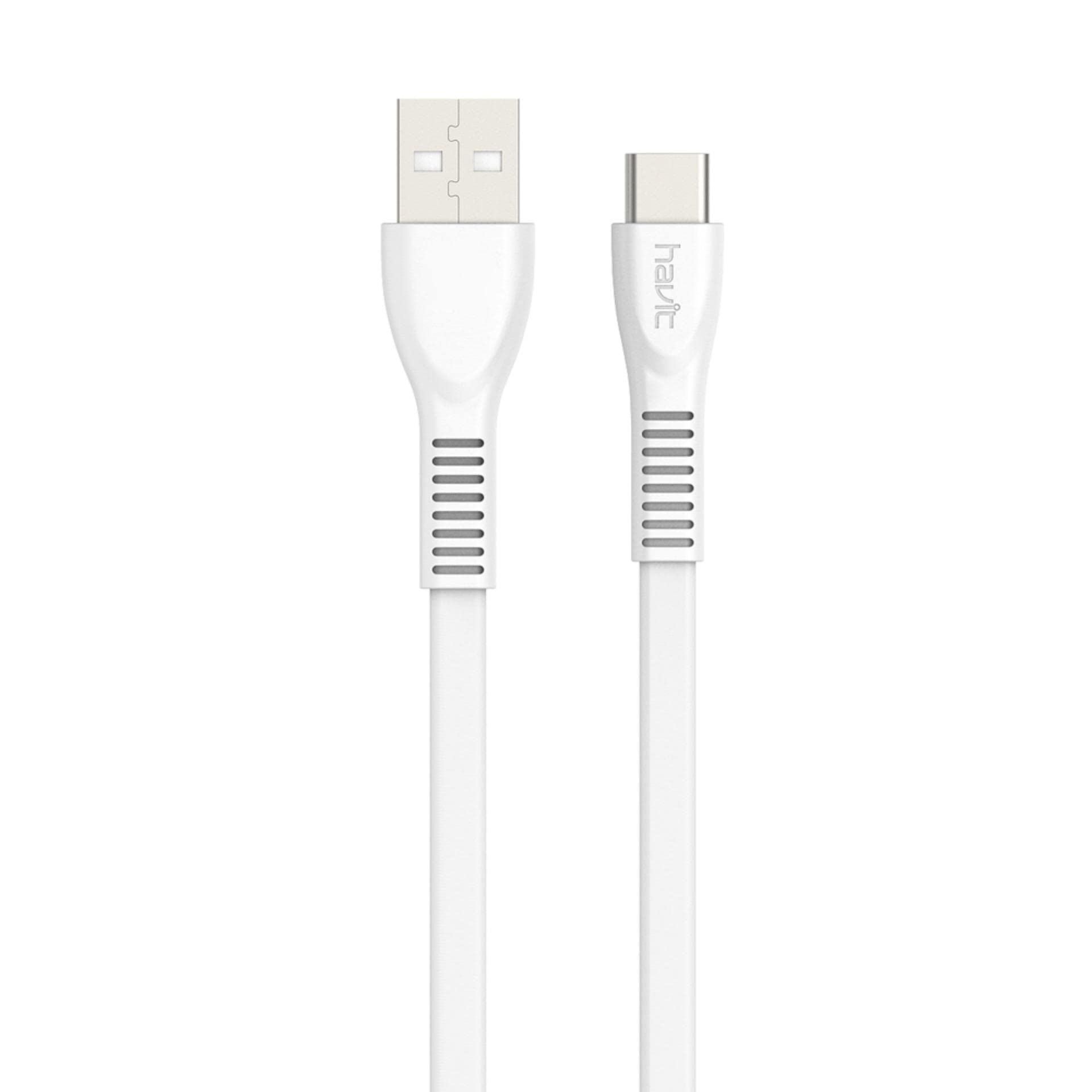 havitTYPE C CABLE Compitable with Android Phones like Samsung (0.3 Meter, White)