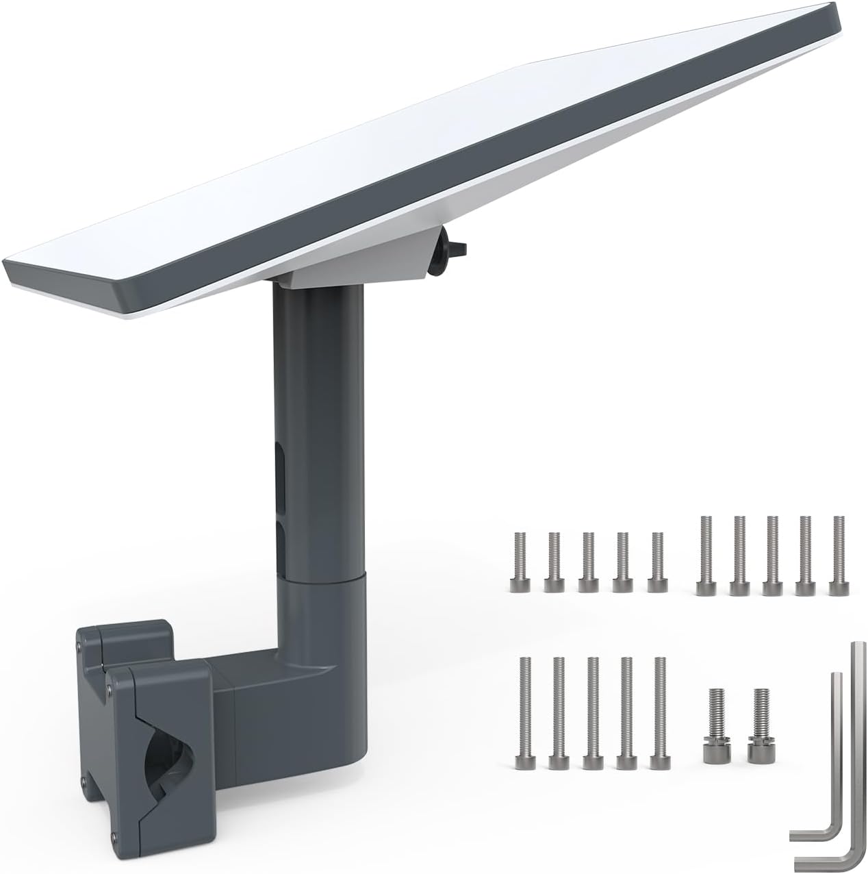 HOLACA Starlink Mini Mount, Starlink Mini RV Ladder Mount, Aluminum Alloy Starlink Kit with Installation Range 0.8"-1.97”(20mm-50mm) Pipe Adapter for RV/Ladder/Pole/Rack/Roof