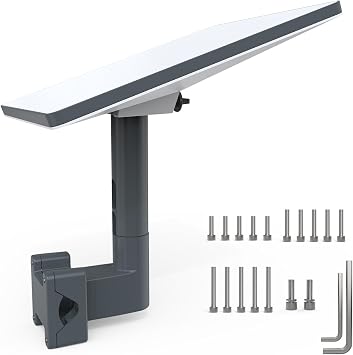 HOLACA Starlink Mini Mount, Starlink Mini/Mini X RV Ladder Mount, Aluminum Alloy Starlink Kit with Installation Range 0.8"-1.9720mm-50mm Pipe Adapter for RV/Ladder/Pole/Rack/Roof