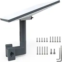 HOLACA Suporte Starlink Mini, Suporte Starlink Mini para Escada de Rv, Kit Starlink Em Liga de Alumínio com Adaptador para Tubo de 20 Mm A 50 Mm (0,8" A 1,97") para Rv/Escada/Poste/Rack/Teto