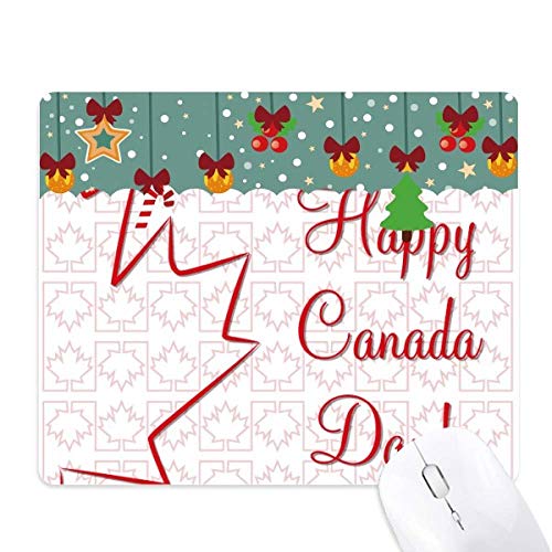 Tapis de souris Canada Day feuille d'érable pour le télétravail
