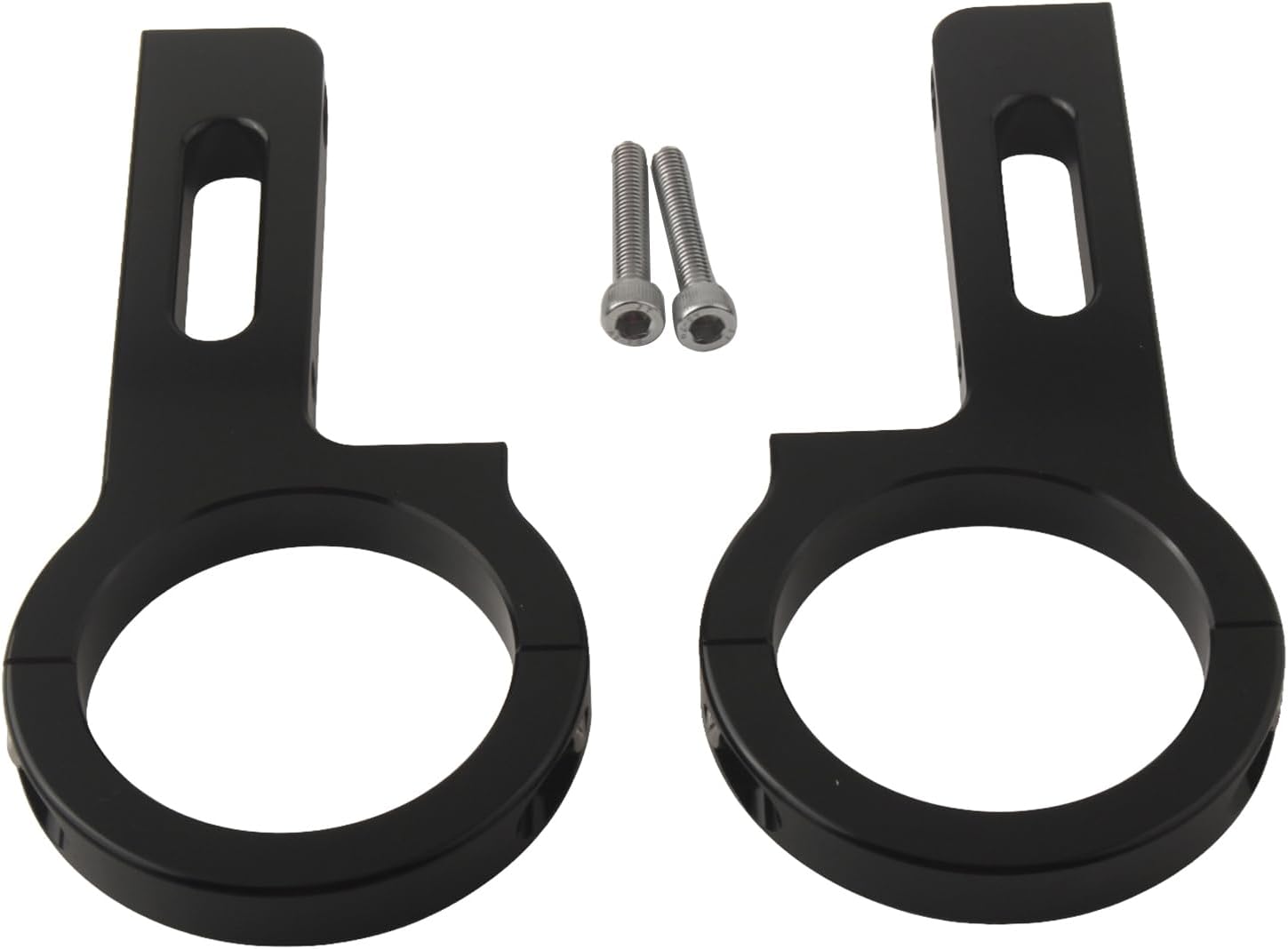 Motorcycle 39mm Fork Brace Compatible with Harley Dyna Super Glide FXD FXDI FXDS 1988-2005 (Black)