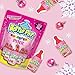 Baby Bottle Pop Candy Pink Lollipops, 10 Ct Bulk Lollipops with Dipping Powder in Pink Strawberry Flavor, Full Size, Individually Wrapped Christmas Candy for Party Favors, Gender Reveal, Baby Showers