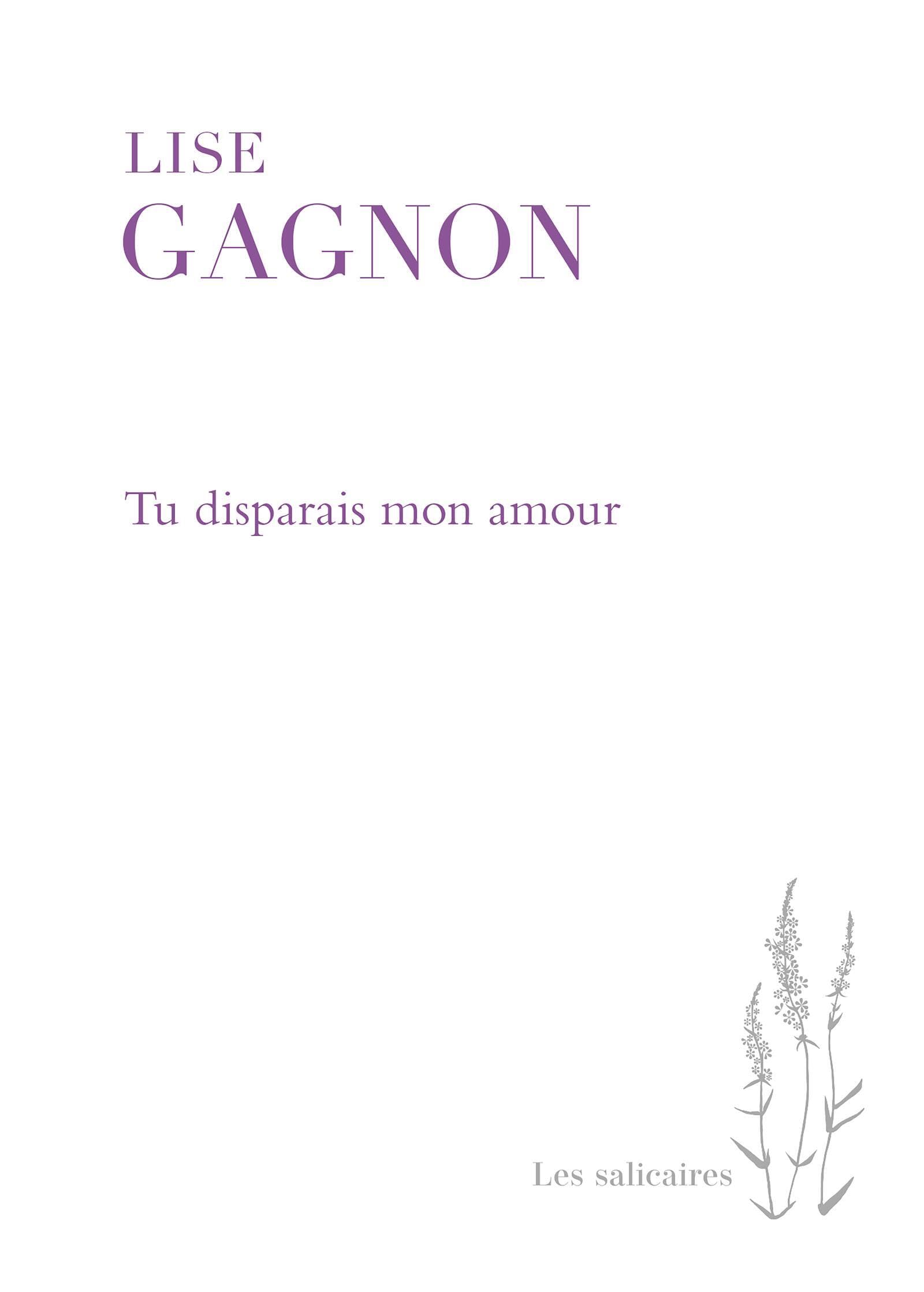 TU DISPARAIS MON AMOUR