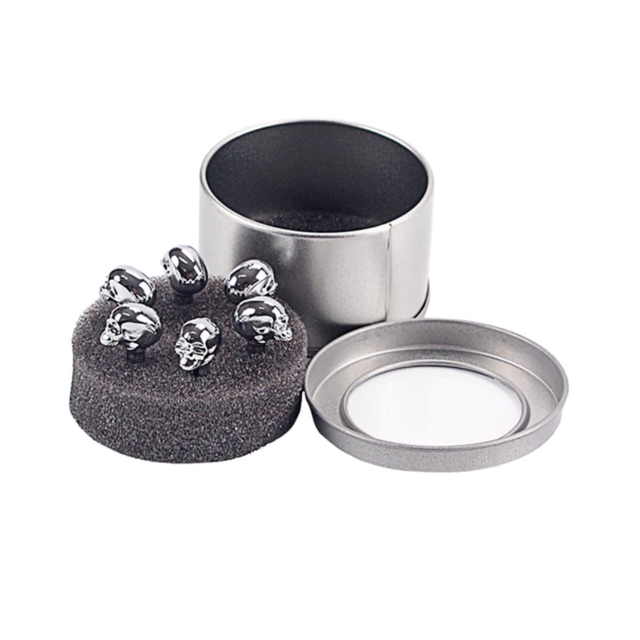 BESTonZON 6Pcs Zinc Alloy Skull Bridge Pins Accessories for Acoustic Guitar Mandolin Unique Skull Head Design Durable Construction Replacement for Old Damaged Parts