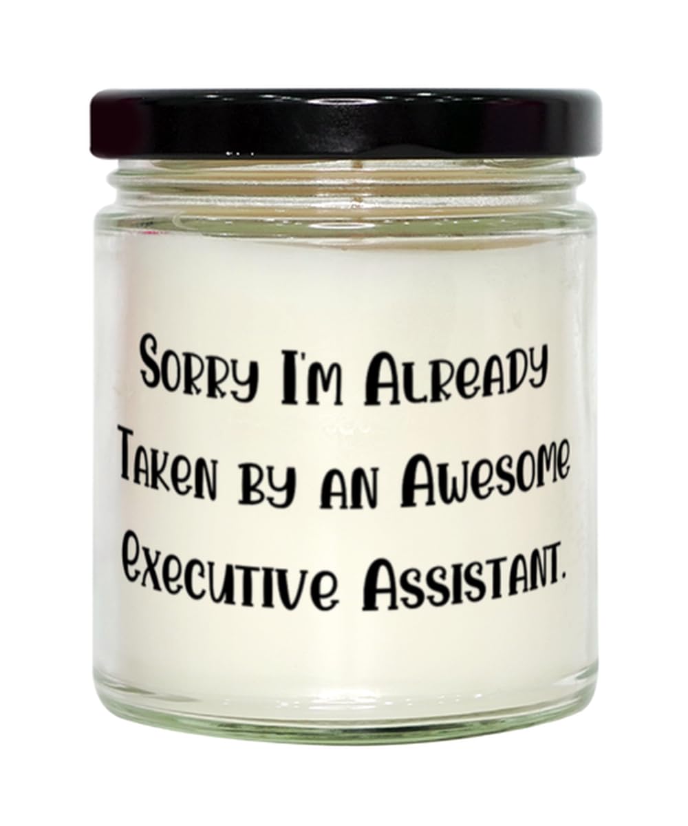 Appreciation Executive Assistant Gifts, Sorry I'm Already, Birthday Unique Gifts, Scent Candle for Executive Assistant from Boss, Birthday Present, Gift Ideas for Birthday, What to get for Birthday,