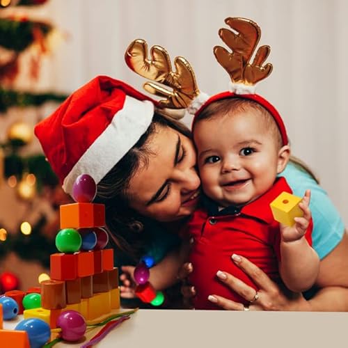 Skoolzy Lacing Beads For Kids Toddler - Jumbo Primary Toys For Toddlers - Autism Fine Motor Skills Montessori Toys - 36 String Beads, 4 Strings, Travel Bag, Preschool Activities Ebook Set #TOP1