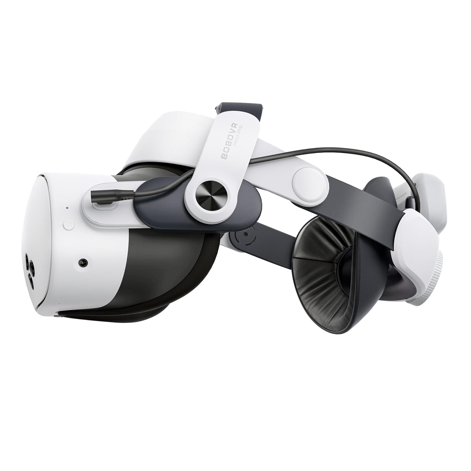 CYPHON M3 Pro Battery Pack Head Strap Compatible with Meta Quest 3/3S, 5200mAh Magnetic Hot-Swap Battery, White-image-25