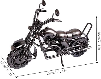 オートバイ　アート鉄３０年物　メタル素材 オートバイ アート鉄30年物 メタル素材