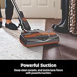 Shark Rocket Ultra-Light Corded Bagless Vacuum for Carpet and Hard Floor Cleaning with Swivel Steering (HV301), Gray/Orange - Image 2