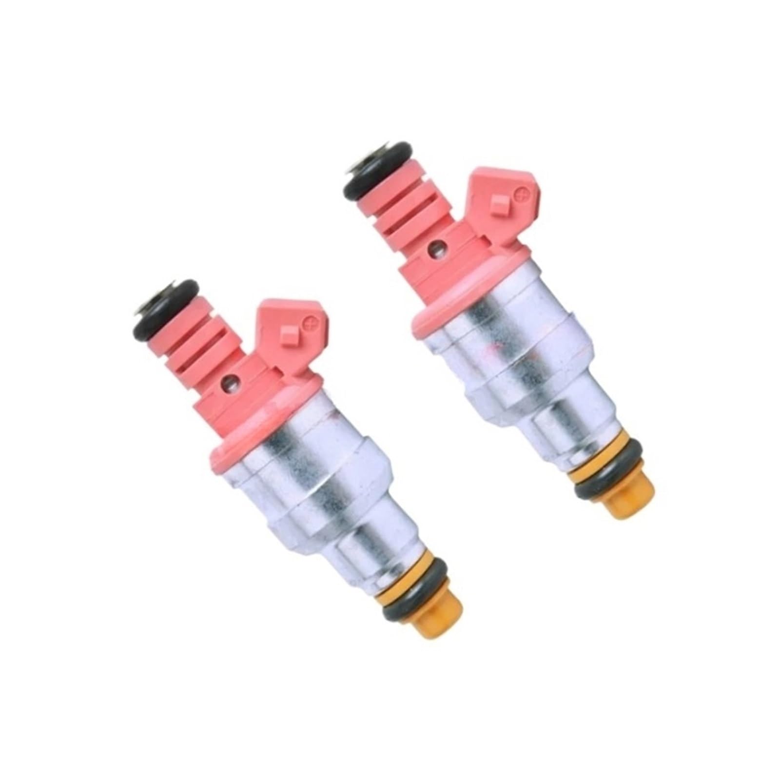 OFCPSEED 2Pcs 0280150845 Fuel Injectors, Stainless Steel, Metal Body, Needle Valve, Automotive Fuel Injectors, Fuel Injector, Yellow, Compatible With