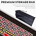 Extguds 35.4’’ x 70.8’’ Roulette Tabletop Layout Mat,Waterproof & Anti-Slip Rubber Casino Roulette Mat with Storage Bag, Perfect for Game Night Party,for Adult