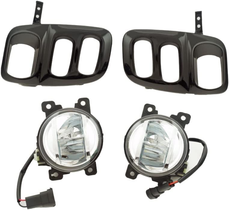 Fog Light Assembly Compatible with 2021 2022 2023 2024 Honda Odyssey LED Fog Light Set Switch Bezel Wires Relay Pair