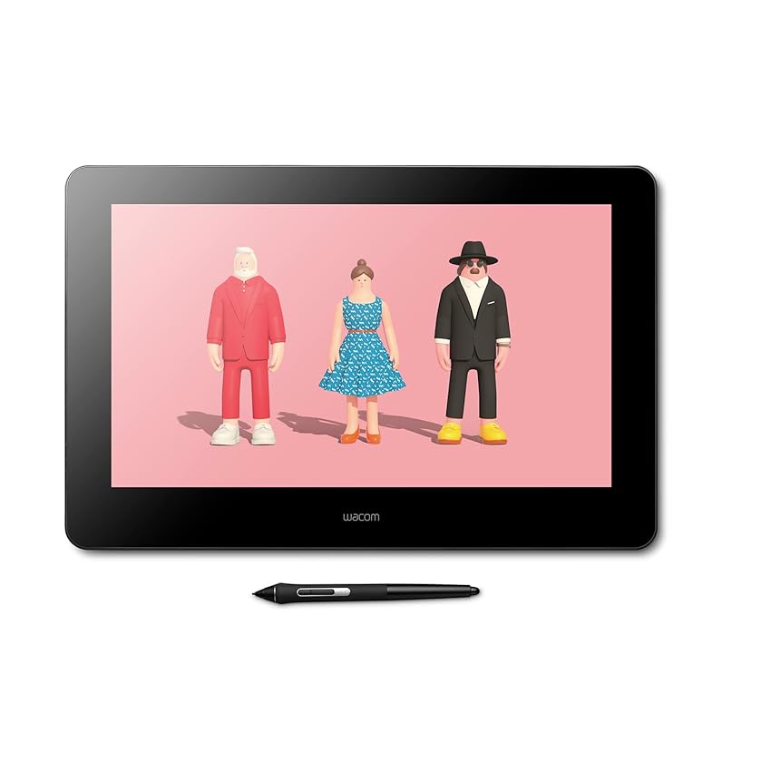 Immagine del prodotto Wacom Cintiq Pro 16 Tavoletta grafica, Risoluzione 4K per professionisti dell’arte e progettazione, Display 15.6”, Multi-touch, 98% Adobe RGB, Penna sensibile alla pressione, Tasti ExpressKey