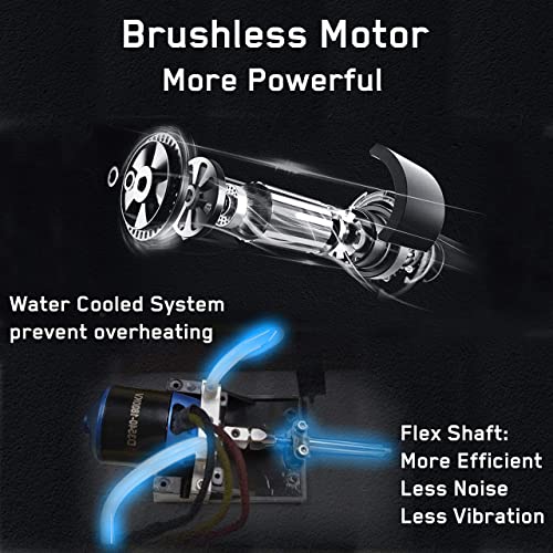 Volantexrc Brushless Remote Control Boat Atomic 45Mph High-Speed Brushless Rc Boat Rc Boats For Adults Fast Rc Boat With Improved Waterproof Design For Adults Toy Gifts For Kids (792-4 Rtr) #TOP2