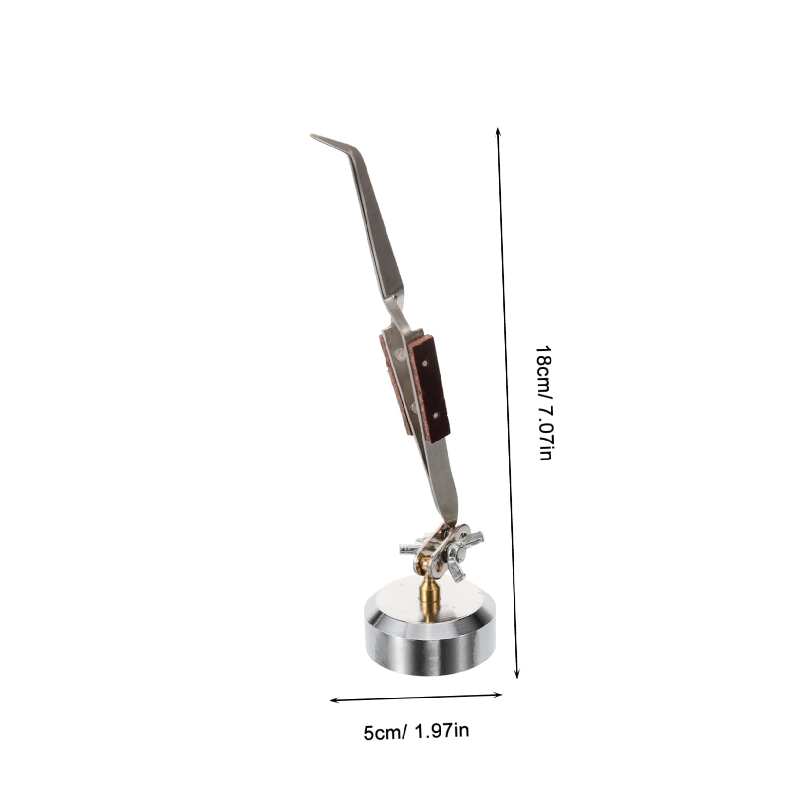 Operitacx Pince à Bijoux Multifonctionnelle Acier Inoxydable Joint Rebond et Bouche Courbée Outil de Soudage pour Fabrication de Bijoux