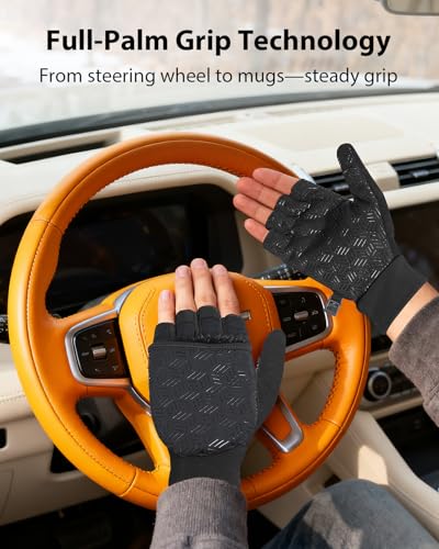 RIGWARL Winter Fingerless Gloves