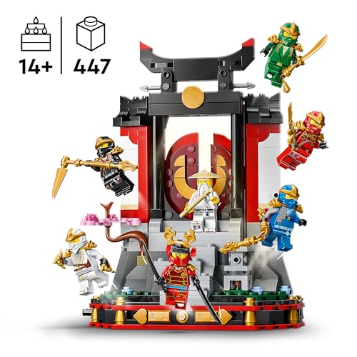 Image of LEGO NINJAGO Ninja Character Display 15th Anniversary - 8 Minifigures Display Stand - 71866