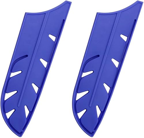 Vista 141 de XYJ Juego de 2 fundas de cuchillo de seguridad para cuchillos, protector de borde, funda universal para cuchillos, chef, cuchillo de cerámica
