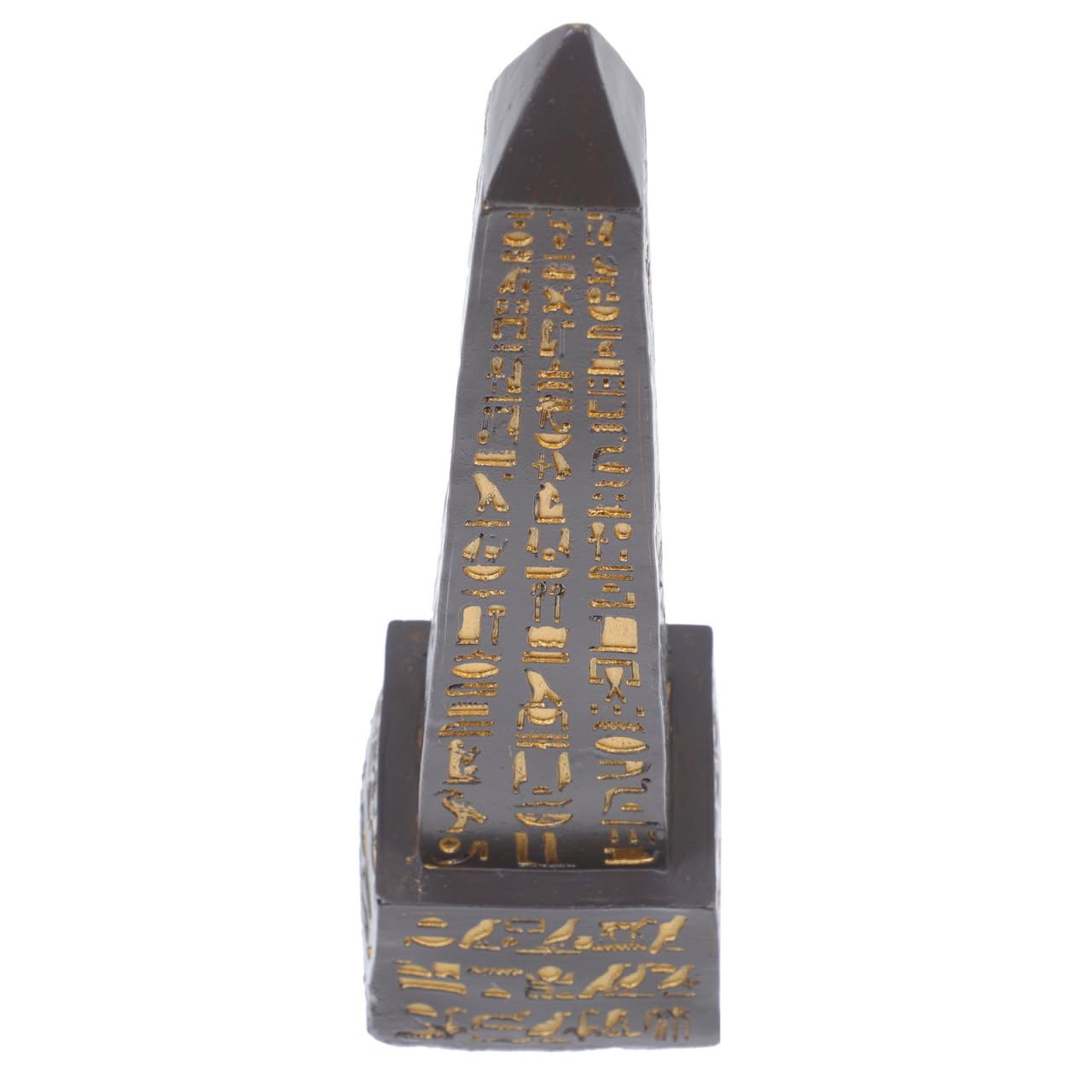 Obelisco Egipcio de Resina Negro GALPADA Adorno Vintage de Mesa