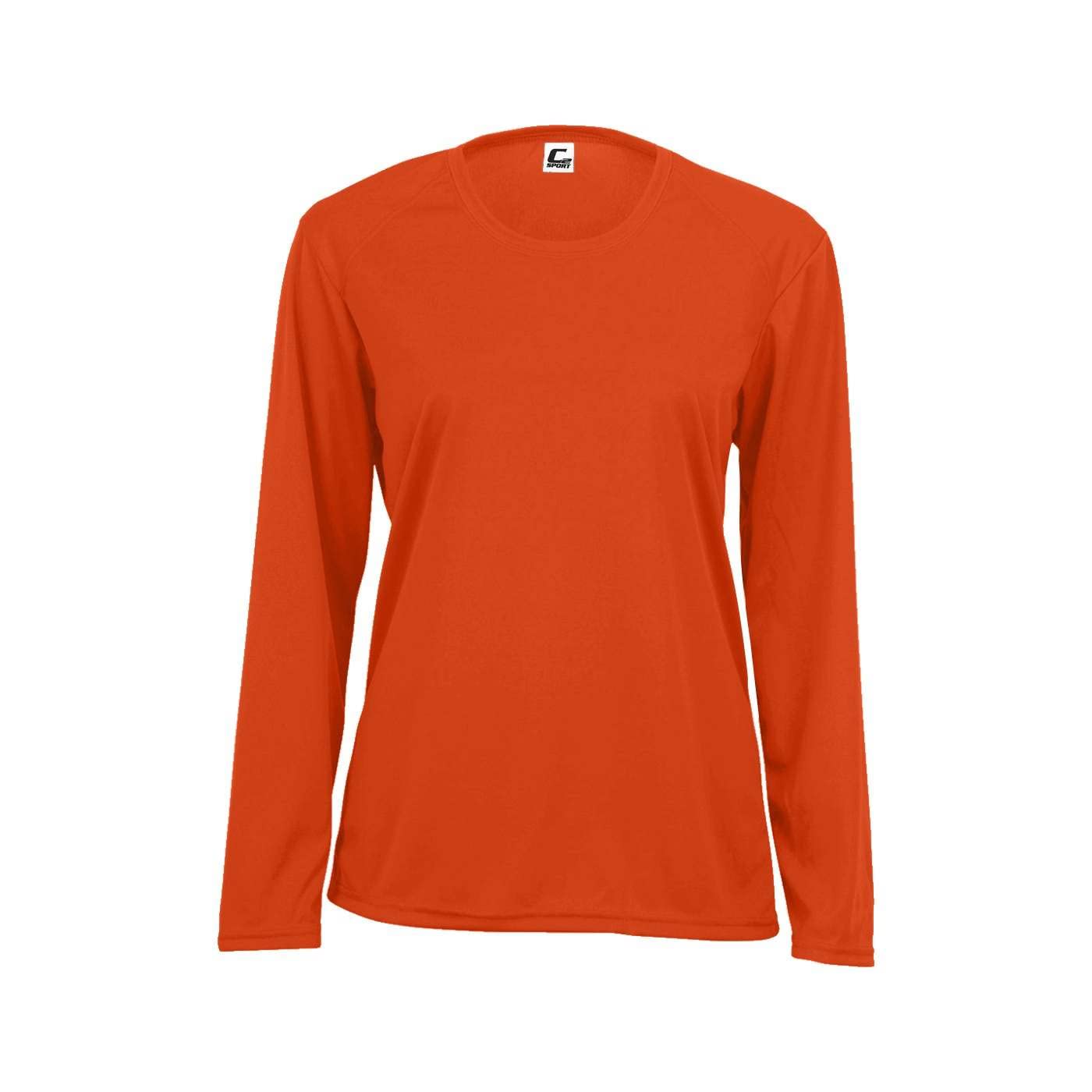 Badger Sports C2 L/S Ladies' Tee Burnt Orange Small
