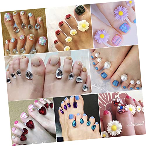 FOMIYES Gel De Silicone Separador De Dedos Pedicure Espaçadores De Arte De Separadores De Dedos De P