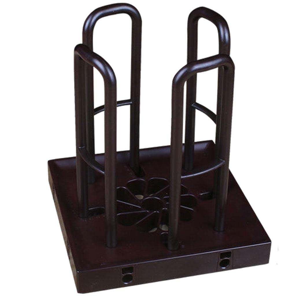 Merishopp Black Paper Cup Lid Holder Dispenser for Office Coffee Shop Home 14x14x16cm-image-8