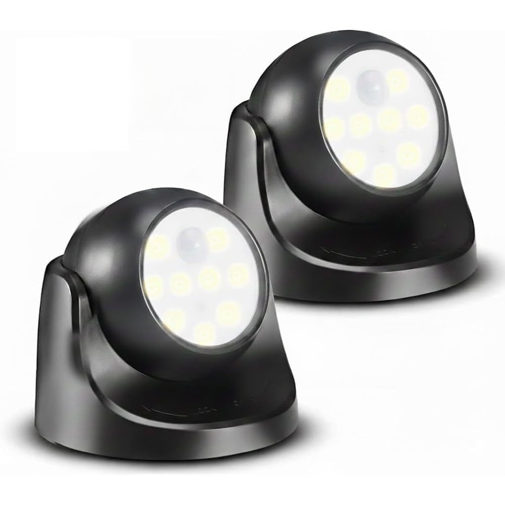 UDSKNV[KSL Outdoor LED Security Light Motion Sensor PIR, Bright 150 Lumens,Wireless Floodlight