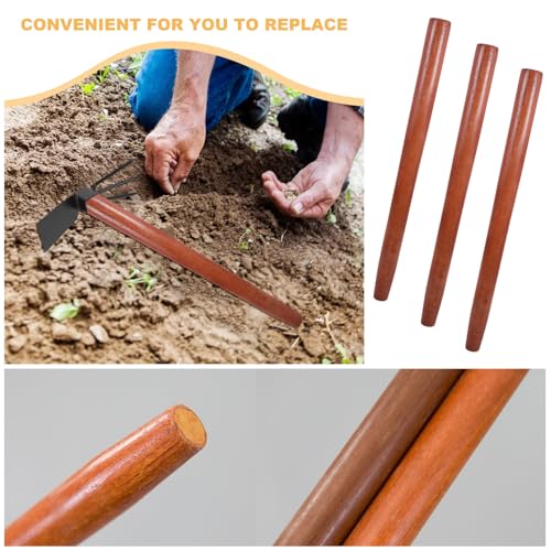 TorSor 3 Pack Claw Hammer Handle Replacement 12 1/2\" 35cm Solid Hard Dense Wood Handles Grip for Sledge Hammer Rubber Mallet Hammer Ball Pein Hammer Chasing Hammer Framing Hammers - Thumbnail 7