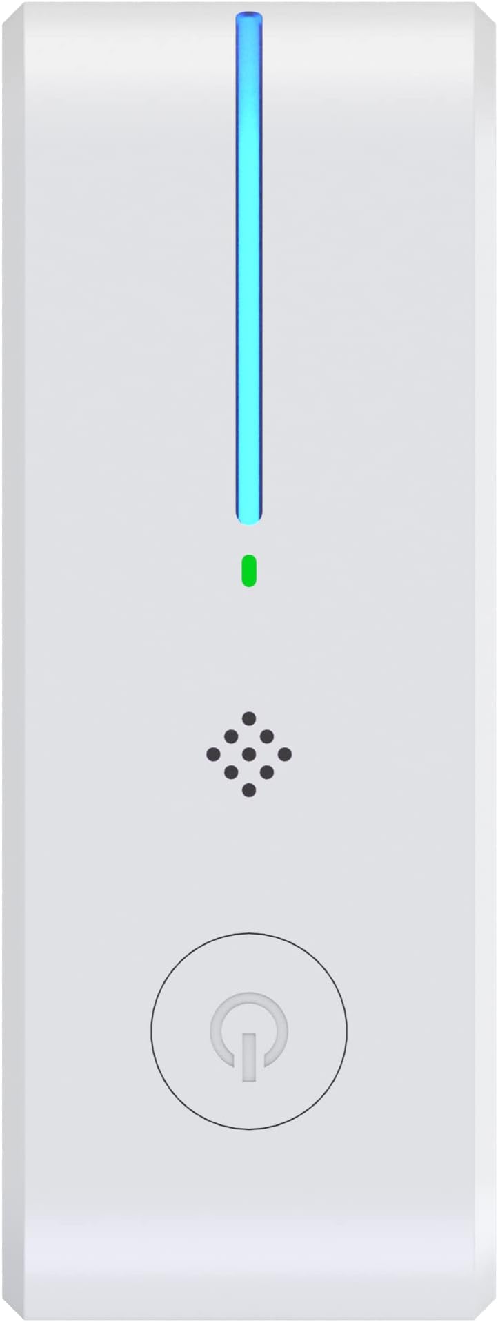 Plug-in Air Purifier, Ionizer Air Purifier Portable Air Purifier for Home, Bedrooms, Toilets, Living Room, Bathrooms, Closets, Pet Room, Power Saving White