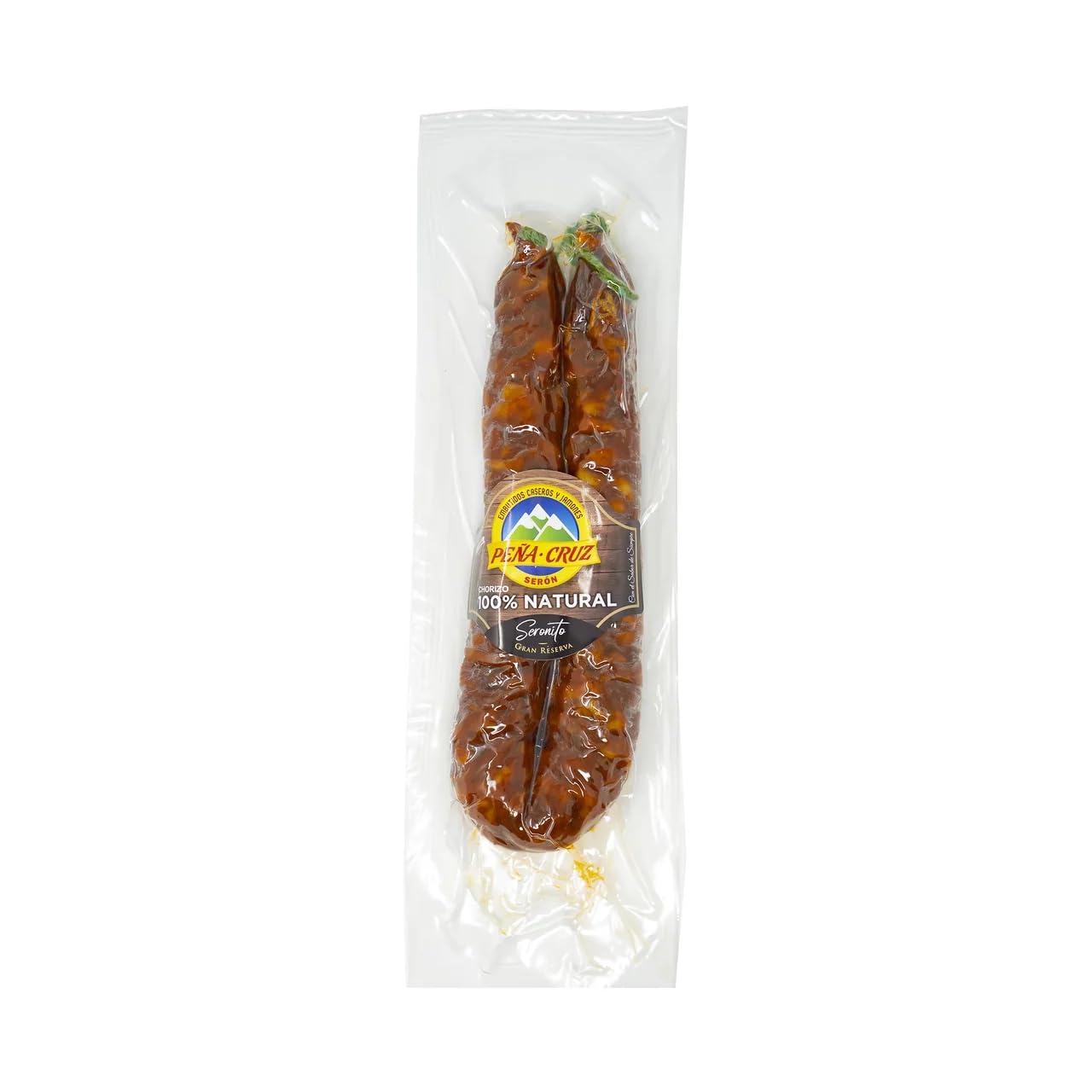 PEÑA CRUZ Chorizos Artesanales: Casero, Dulce Gran Reserva, Picante y Picante Gran Reserva – Con Productos de Almería/Envío Refrigerado/Sin Gluten (6 PIEZAS, Chorizo Picante Gran Reserva 250g)