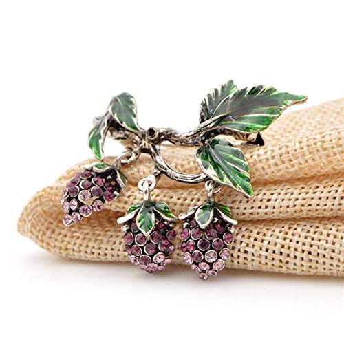 Broche de luxe en strass pour customiser une veste rétro terne - 3